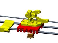 Repaired my L printer with TR10x2 Z leveling threaded rods.  by tom4cad