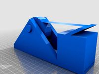 Tapedispenser based on 5 main shapes - With tape by 3D-Design2Print