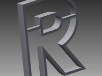 "R" Cookie Cutter by Bach_Tender_One