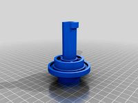 Flashforge Creator Pro Spool Holder for Dreamer 0.6 kg Filaments. 20mm Diameter Hole by Davedfx