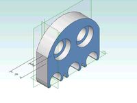 Pacman Ghost Cable Clip by mrtorrance