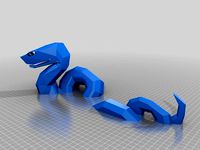 Low poly Snake in the water v1.1 by Pardopoz