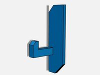 Asymmetric wall hanger by Changc22