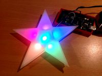 RGB LED Christmas star by Sn00zerman