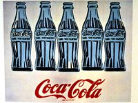 Andy Warhol - Cinque Bottiglie di Coca Cola - 1962 by Polifactory