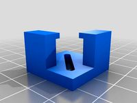 Customizable FlashForge glass bed corner by markwal