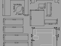 a 2D DXF of the wood parts of Case-Rap by Jhack82