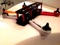 Remixed ZMR250 Replacement Arm to suit Multistar Elite 2204 Motors and 6# Props by lemuba