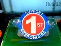 First Responders Support Plaque by Frostbite