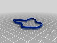 Bunny head cookie cutter by Paxy