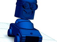 Minion Bubble Head by StephC3D