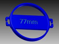 77mm Lens Cap Holder by ReeseAuxiliaries