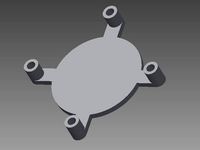 Acro Naze32 / CC3D Suport for Quanum Trifecta by holaktal3