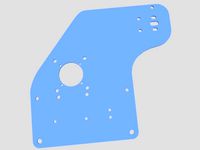 Shapeoko 2 Possible Y axis gantry plate mod by Droneme