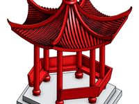 Miniature Chinese Pavillion by beardofzeus