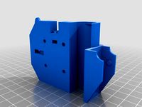 E3DV6 Extruder and X carriage for Prusa Hephestos I3 - With Solidworks Sources by issorcio