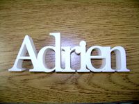 Adrien , 3D Name. by MajorRoastedYou