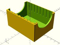 Parametric Card Caddie and Box - stackable by mistertinker