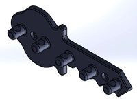 Porte clefs en forme de clef by JypG