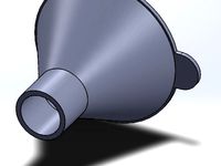 Funnel - 17mm base - 50mm top by jbswaff