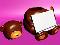 Bear Cookie Jar Tablet Stand by KingRahl