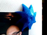 Star shaped Fridge Magnet - for 1/2x1/4 Neodymium Magnets by jolars