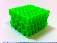 3D Honeycomb Infill concept by MechEngineerMike