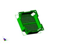 7x7 cm side fan cover/stand for 3DP cooling by mikechiu