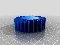 WIP: Radial fan 72 mm (Ultimaker electronics replacement) by jonnor