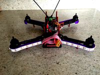 Quadcopter 250 LED supports. Emax quad by Himagain