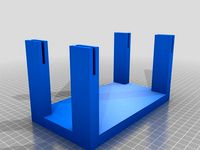 Back-pan Float Servo Holder  by BuckHollowMaple