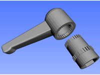 Levier de serrage pour écrou 12mm by labfabfr