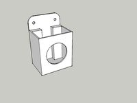 Baofeng uv-5r wall mount case holder by crow