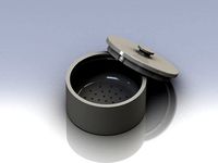 Shaving Bowl with Lid by beardofzeus