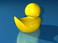 Skeptical Duck by 3DprinterOS