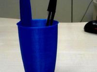Lid BIC pen pencil holder by terabyte11