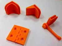 Parts to close the printer Prussian i3 by UMH