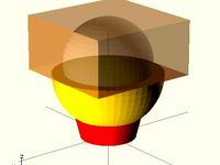 OpenScad_beginners_tutorial - CSG example 2 by deltapenguin