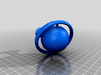 Planetoid w/ Ring and Stand by ebottoms