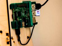 Raspberry Pi 2 B Shelf Slide Bracket for Makerfarm i3v 10" by GeoDave