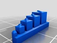 Blender Units Scale 1 Size Chart (1 to 5 units cubed) by ajmobile29