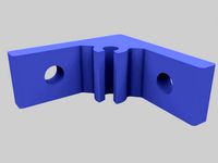 Extrusion Bracket 30160 from Inventables by Droneme