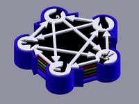 Rock Paper Scissors Lizard Spock Coaster Set by KingRahl