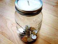 Mason Jar Piggy Bank by craigking