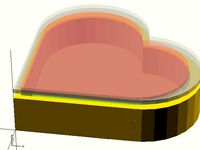 Heart-shaped box and lid by jackpines