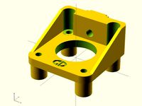 3DRAG/K8200 Z-Axis Supports 1.0 (motor) by Puck3D