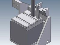 Prusa i3 printable Extruder mount with bed leveling by TheKNTeam