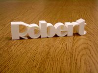 Robert, 3D name by RLazure