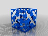 Hollow box negative spheres structure by TedPro