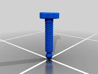 Fully Printable Table Tennis Net Post by bztobias